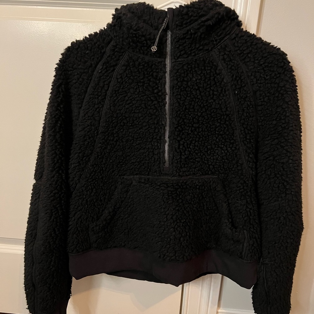 lululemon cropped scuba jacket quarter zip